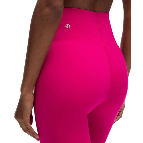 Lululemon Glow Up Super-High-Rise Tight 28" Passionate Pink Women's Size 14 NWT - Picture 3 of 10